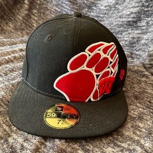 Black UW Madison Badgers fitted hat